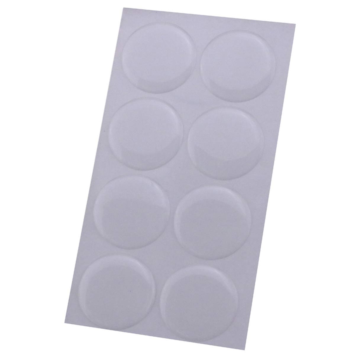 Plastic Dome Clear - Autocollants ronds en résine époxy transparente,