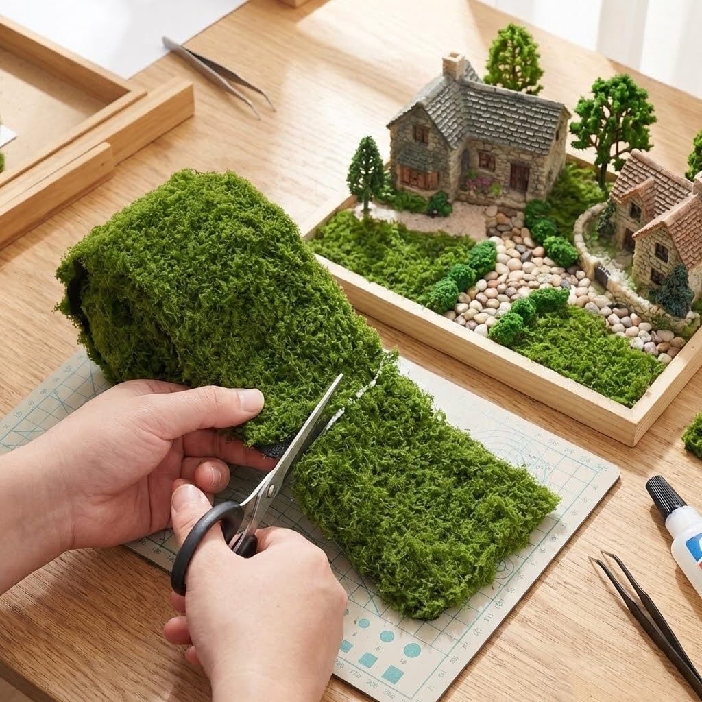 Chemin de table en mousse arti - Sphagnum Moss Dry avis et prix