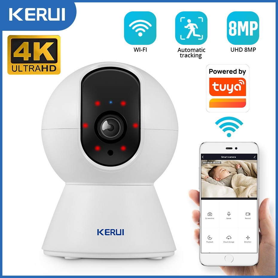 Caméra IP WiFi KERUI 5MP 8MP 4 - Eufy Camera E220 avis et prix